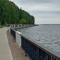 Чайковский на Каме. Набережная. :: Надежда Чайковский на Каме. Набережная. :: Надежда
