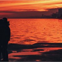 Саратовский багряный закат :: Сергей В