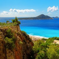 Пляж Капуташ (Kaputaş Plajı). Провинция Анталия. Турция. :: Павел Сытилин