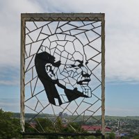 г.Корсаков. Сахалин. В.И.Ленин. :: Ирина Нафаня г.Корсаков. Сахалин. В.И.Ленин. :: Ирина Нафаня