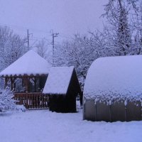 Засыпало весь сад :: Людмила Смородинская