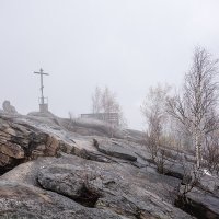Губаха. Осень. Крест. :: Дмитрий Печенкин