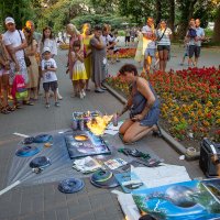 Уличный художник. :: Андрей Дурапов