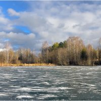 Предзимье на сельском пруду :: Валентин Котляров