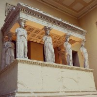 Южный портик Эрехтейона,. портик кариатид. :: Татьяна Помогалова
