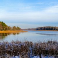 Осеннее озеро. :: Милешкин Владимир Алексеевич 