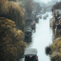 Нансюн - один из многочисленных городов на воде в восточном Китае :: Дмитрий 