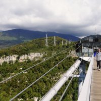 Вход на подвесной мост Скай Парка :: Наталия Григорьева