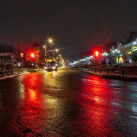 Красный свет. :: Анатолий. Chesnavik. Красный свет. :: Анатолий. Chesnavik.