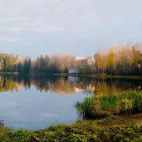 На реке Тихвинка :: Сергей Кочнев