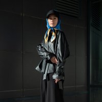 Шелковый платок Day&Night :: Эльвира Стрижевская