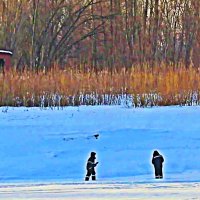 Утро рыбаков на Юганской Оби! :: Владимир 