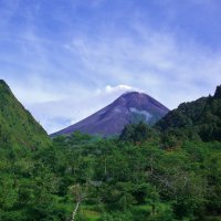 Вид на вулкан Мерапи, Ява, Индонезия. :: unix (Илья Утропов) Вид на вулкан Мерапи, Ява, Индонезия. :: unix (Илья Утропов)