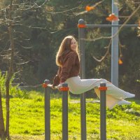 Последний тëплый осенний день, случайный кадр! :: Светлана Тихонина