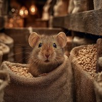 Ни одна мышь в крупе ещё не пропала. :: Татьяна Бравая