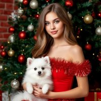 Возле ёлки :: Сергей Кочнев