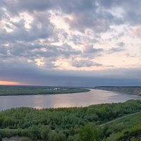 Вечерний Иртыш, проходящий мимо Тобольска :: svk * Вечерний Иртыш, проходящий мимо Тобольска :: svk *