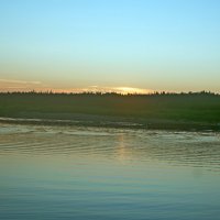 Закат на Печёре. :: ВикТор Быстров Закат на Печёре. :: ВикТор Быстров