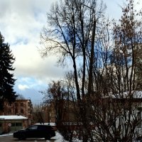 Зима заглянула в Москву. :: Василий Палий Зима заглянула в Москву. :: Василий Палий