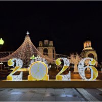 Утро на площади Победы. :: Валерия Комова Утро на площади Победы. :: Валерия Комова