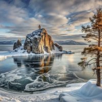 ИИ. Зимний уголок Байкала .... :: Ravile 