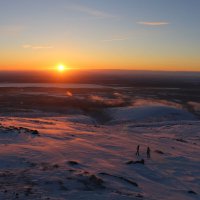 Зимний рассвет-закат в Хибинах :: Ольга 