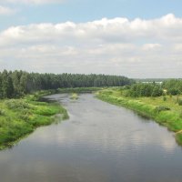 Река Чагодоща в районе деревни Шелохачь :: Александр Ильчевский 