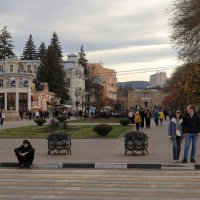 Кисловодск. Перекрёсток Курортного бульвара и Вокзальной улицы. :: Александр Николаев