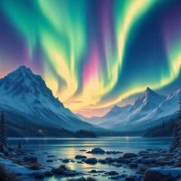 Северное сияние. :: Татьяна Бравая