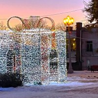 Уличное новогоднее украшение. :: Olga Oskolkova