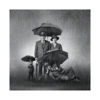 семейный портрет  под дождём :: старик 