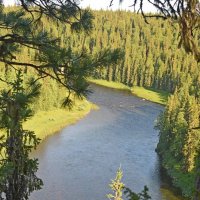 Внизу река. :: ВикТор Быстров