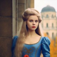 Незнакомка с розой :: Екатерина Панова