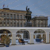 Новогодняя площадь Ленина :: Татьяна Машошина