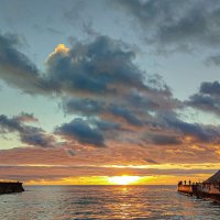 Закат в устье р. Кудепста / Сочи. Декабрь 2025 г./ :: Сергей Романов Закат в устье р. Кудепста / Сочи. Декабрь 2025 г./ :: Сергей Романов