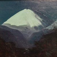 Эльбрус. Лунная ночь (фрагмент) :: Ирина Соловьёва