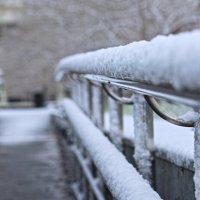 Снег на поручне . :: Giant Tao /