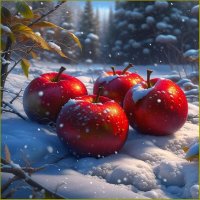 Яблоки на снегу ... :: Валентина Надсон