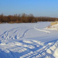 Под синим небом января :: Татьяна Лютаева