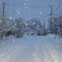 ...снежок порхает, кружится... :: Надежда Куркина 