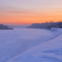 Морозный закат :: Нина северянка Морозный закат :: Нина северянка