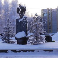 Январь...Утро  Нефтеюганска! :: Владимир 