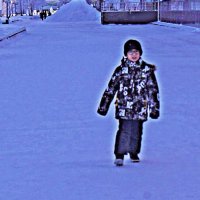 Январь...Без привычного школьного рюкзачка! Ура,каникулы! :: Владимир 