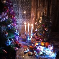 В ночь перед Рождеством! С Рождественским Сочельником! :: Елена Семигина