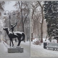 В зимнем парке в январе :: Татьяна Машошина В зимнем парке в январе :: Татьяна Машошина