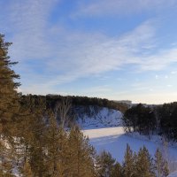 Река Каменка зимой. :: Александр Николаев