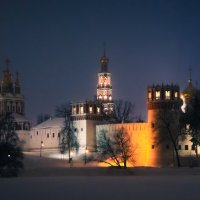 Зимний вечер у Новодевичьего :: Nyusha .