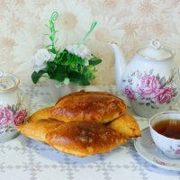 Чай с пирогами :: Галина Нестратова Чай с пирогами :: Галина Нестратова
