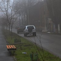 Туманное утро :: Юрий Гайворонскiий