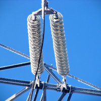 Замёрзшие гирлянды изоляторов,,, :: Анатолий Колосов